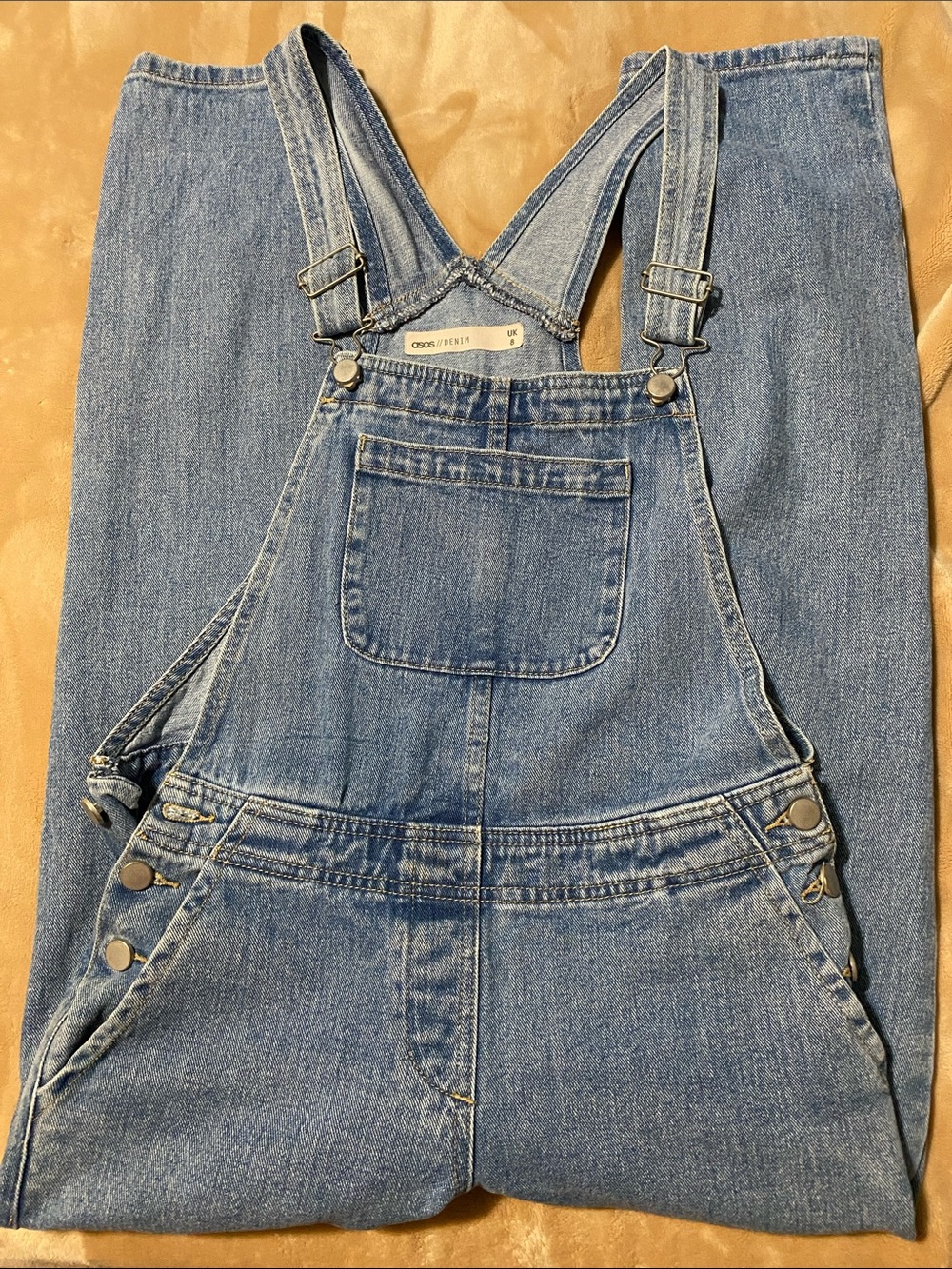 ASOS Denim Overalls Sz 4